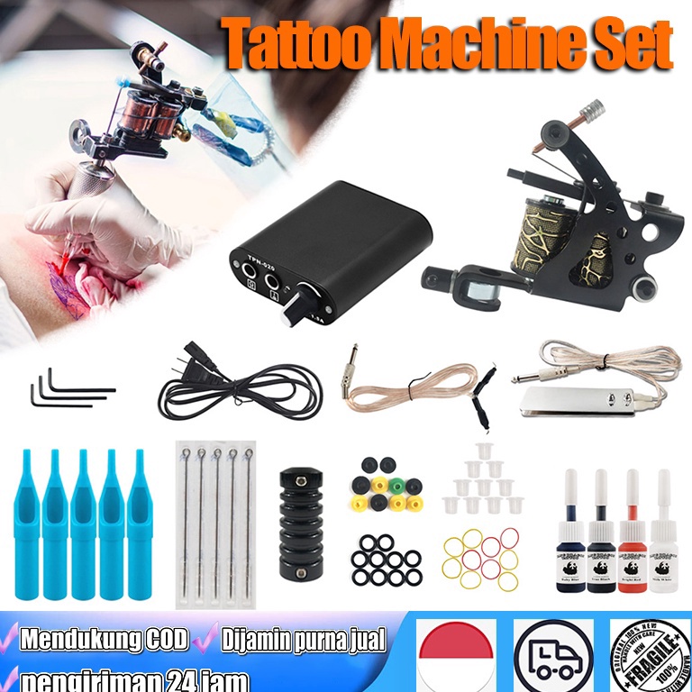 Jual ART E3S4 mesin tato pen mesin tato dengan full set peralatan tato ...