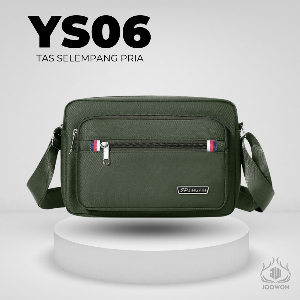 Jual Tas Selempang Pria /Slingbag Pria Polyester Waterproof Polos / Tas ...
