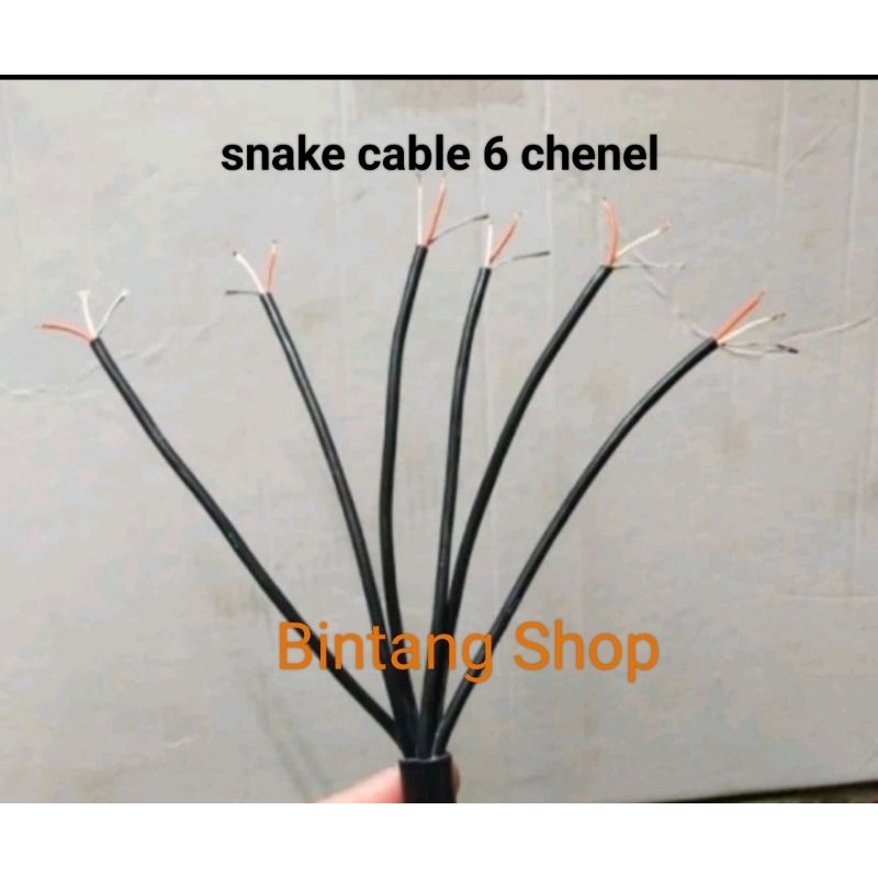Jual kabel snake 6 chenel Taiwan snake cable per meter | Shopee Indonesia