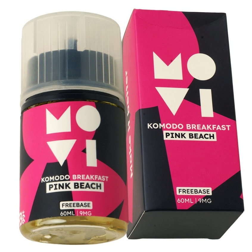 Jual Liquid Komodo Breakfast Pink Beach Strawberry Lemonade 60ML By