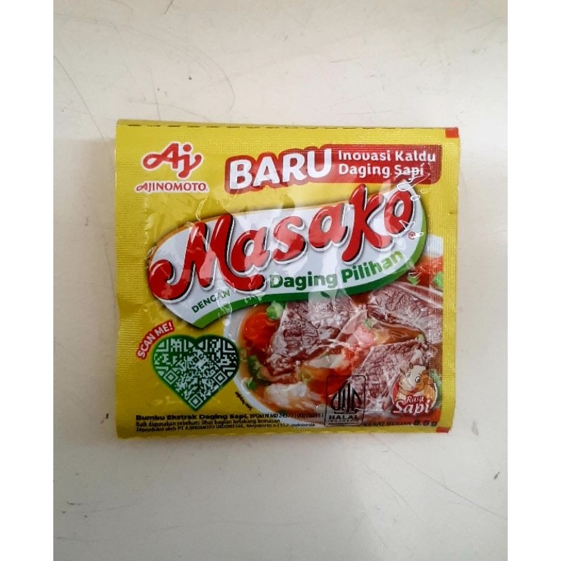 Jual Masako Sapi Bumbu Kaldu Penyedap 12 Sachet Shopee Indonesia