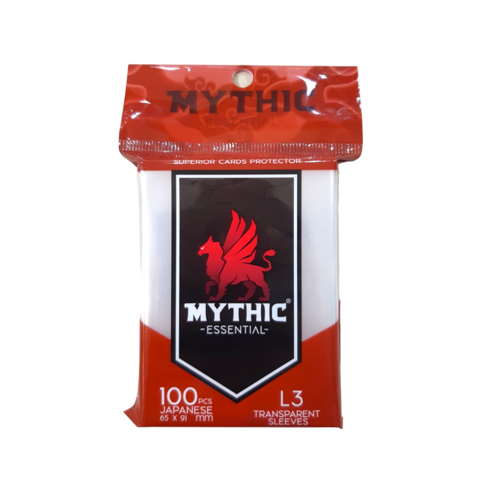 Jual Mythic Essentials Premium Outer Sleeves L3 Japanese Size Clear ...