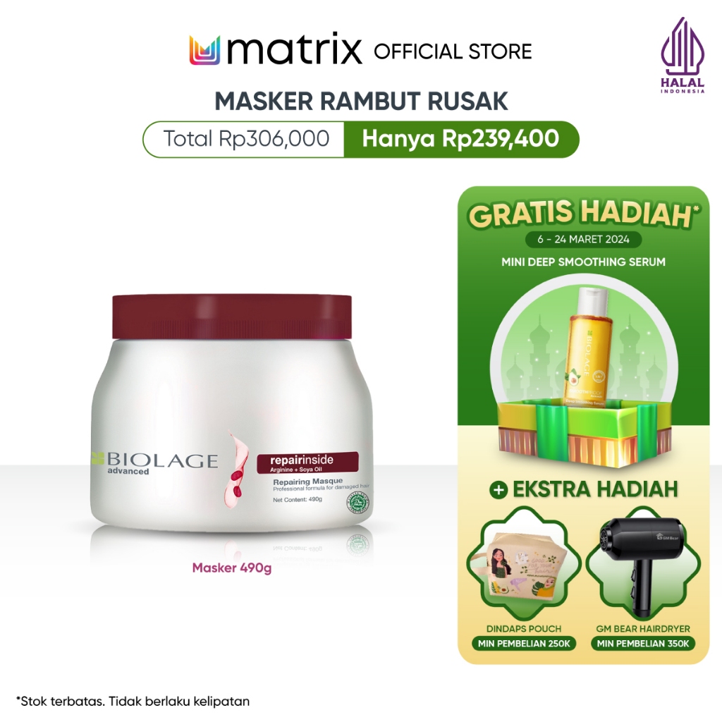 Jual MATRIX BIOLAGE HYDRA CREME 490g - Kota Surabaya - Thalia Salon  Supplier