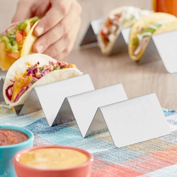 Jual Stainless Steel Taco Holder / Taco Rack TH-101 Mutu | Shopee Indonesia