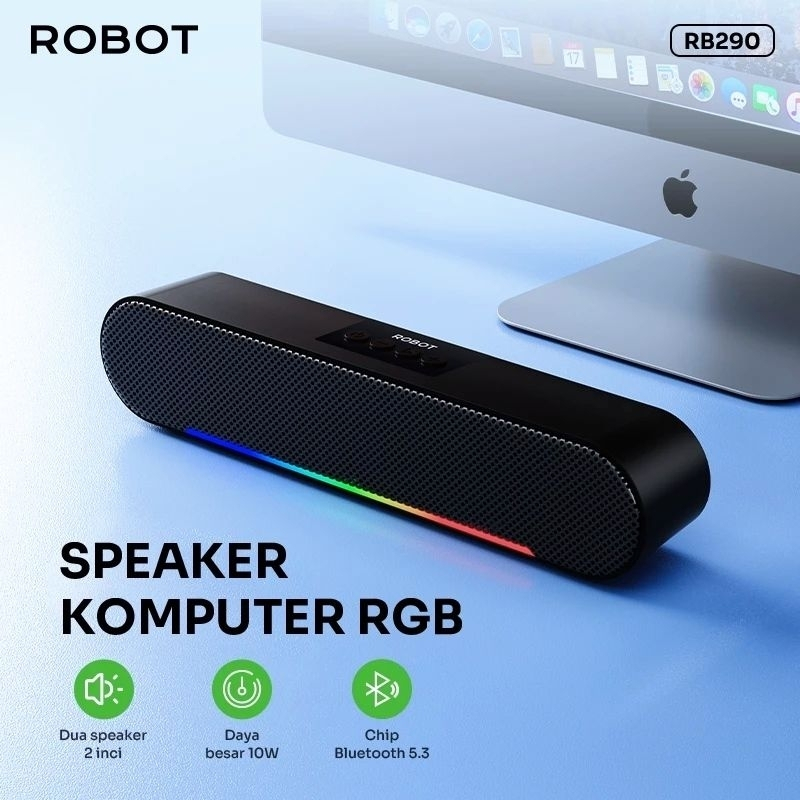 Jual Speaker Bluetooth Robot RB290 Led RGB Bluetooth 5.3 Original ...