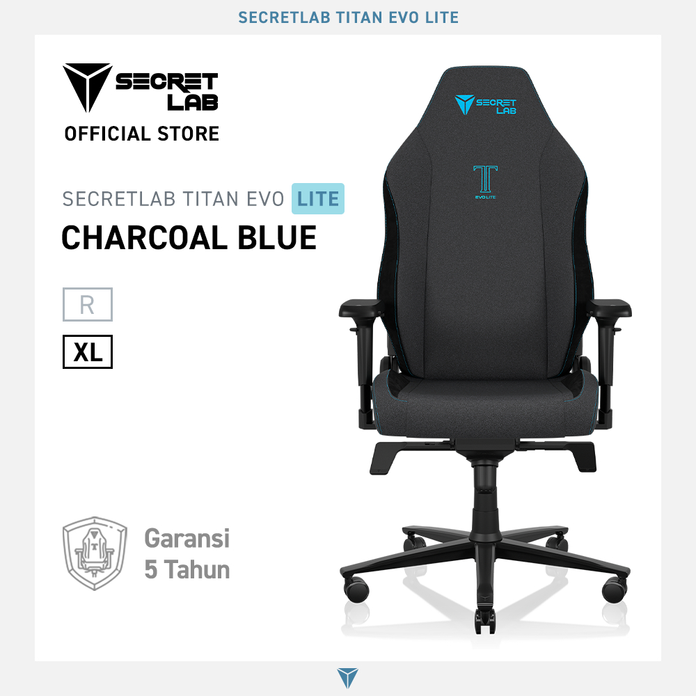 Secretlab Titan Evo Lite SoftWeave™ Charcoal Blue - Main Image