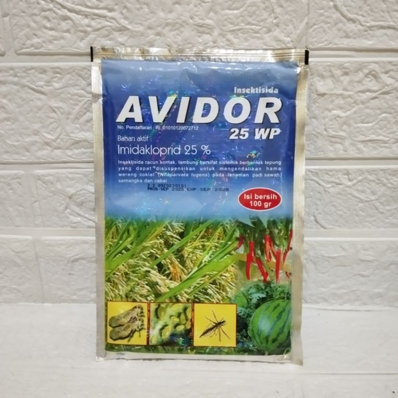 Jual Insektisida Avidor 25WP 100gram Hama Wereng Kutu Ulat | Shopee ...