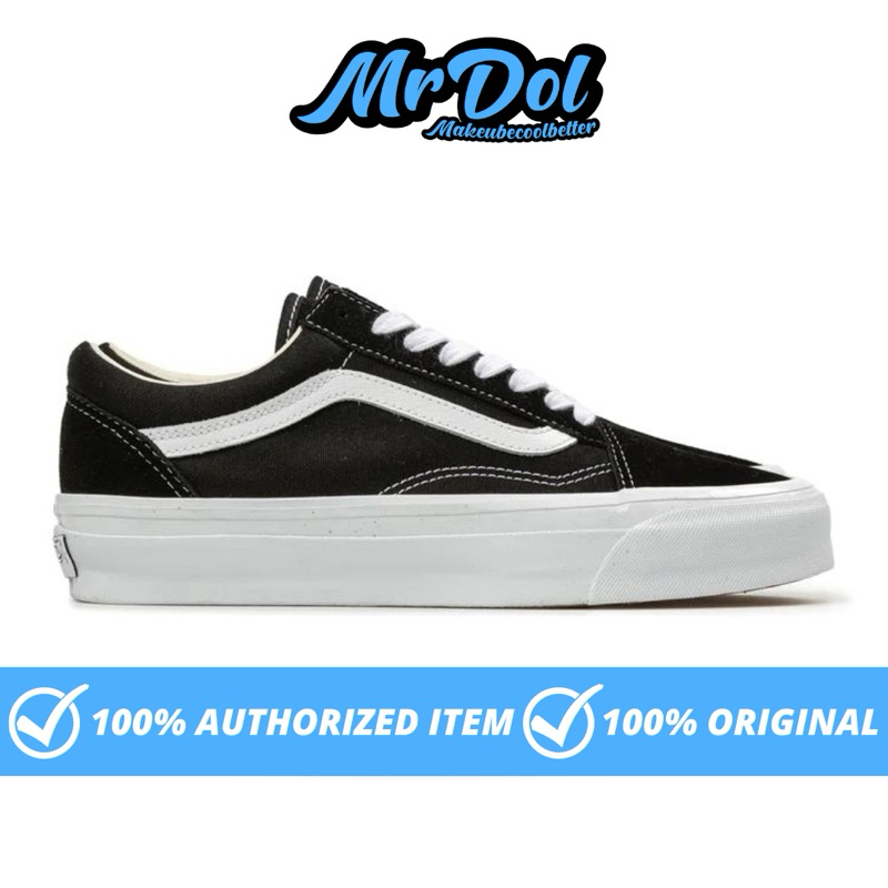 Jual Vans Old Skool 36 Lx Black White 100 Original Resmi Shopee