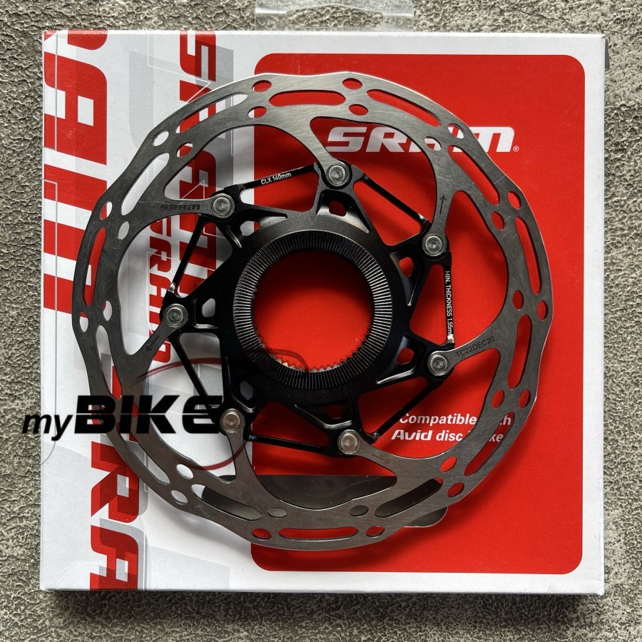 Jual SRAM Rotor centerline 2P 140mm centerlock - Black rounded | Shopee ...