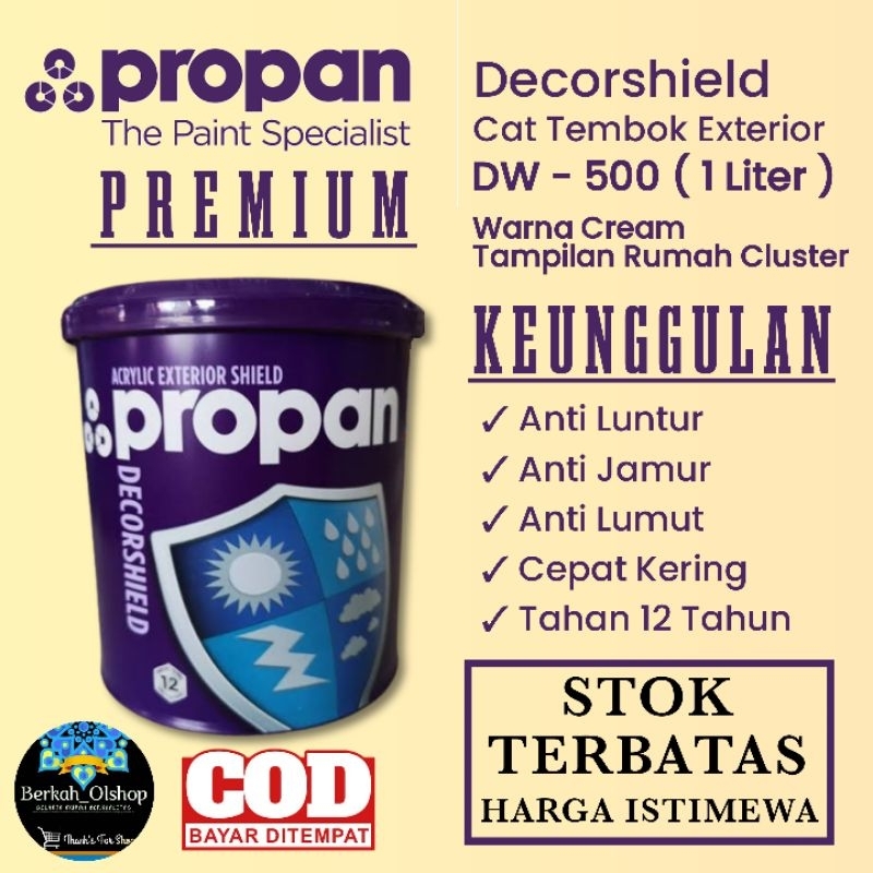 Jual Cat Tembok Exterior Premium Propan 1liter Cat Tembok Propan Premium Shopee Indonesia 7670