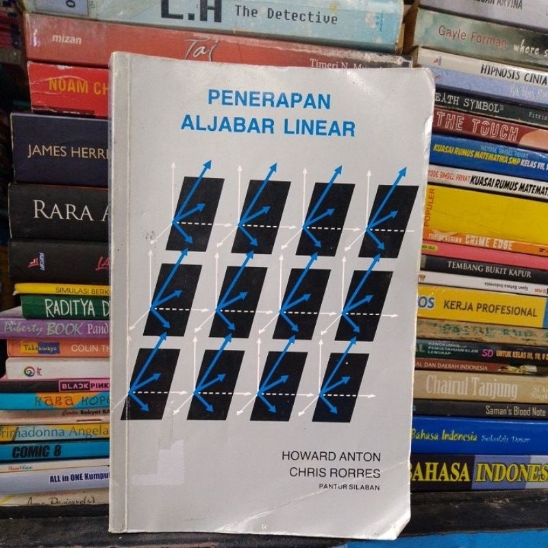 Jual penerapan aljabar linear by howard anton original shopee indonesia