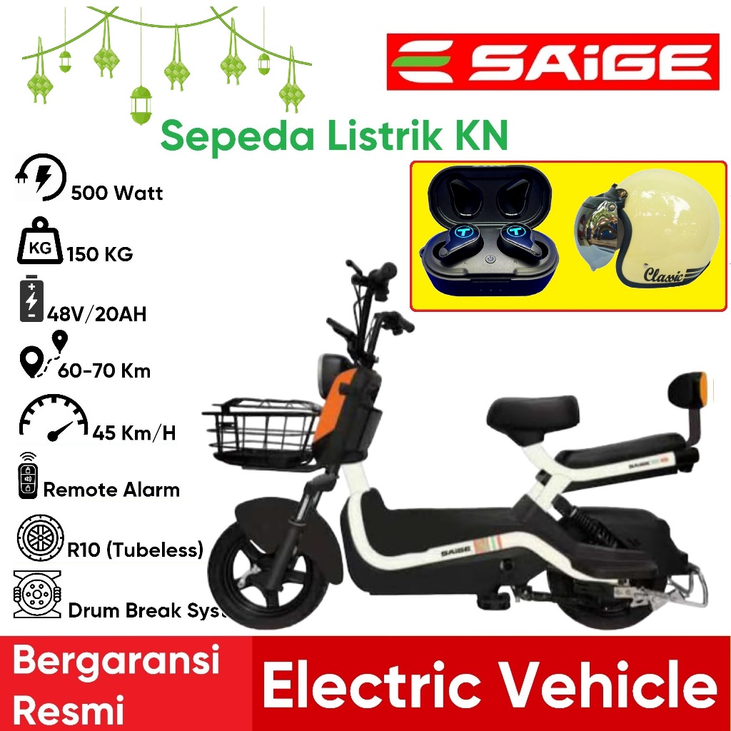 Jual Saige Sepeda Listrik Kn Electric Bike Kn Series Shopee Indonesia