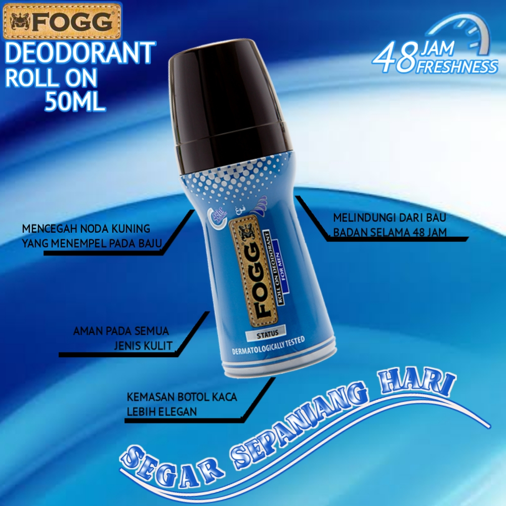 Jual Fogg Deodoran Roll On Victor 50ml Untuk Pria Shopee Indonesia