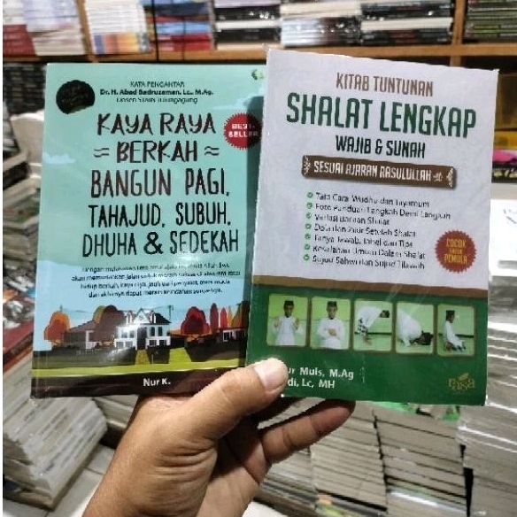 Jual PAKET 2 BUKU KITAB TUNTUNAN SHALAT LENGKAP WAJIB & SUNAH SESUAI ...