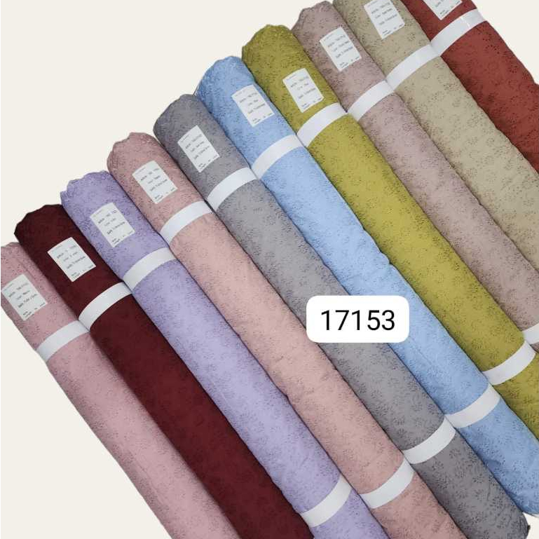 Jual Kain Katun Bordir Emboss Bunga Bahan Mukena Permeter | Shopee ...