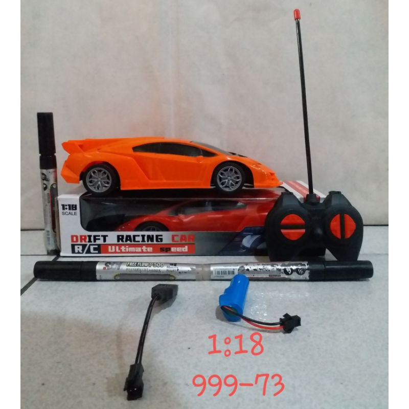 Jual Mainan remote control drift racing car 1:18//racing model//speed ...