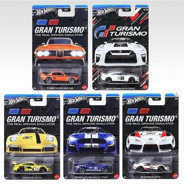 Pack Hot Wheels 2024 - Gran Turismo | Voitures Miniatures Collection | Neuf