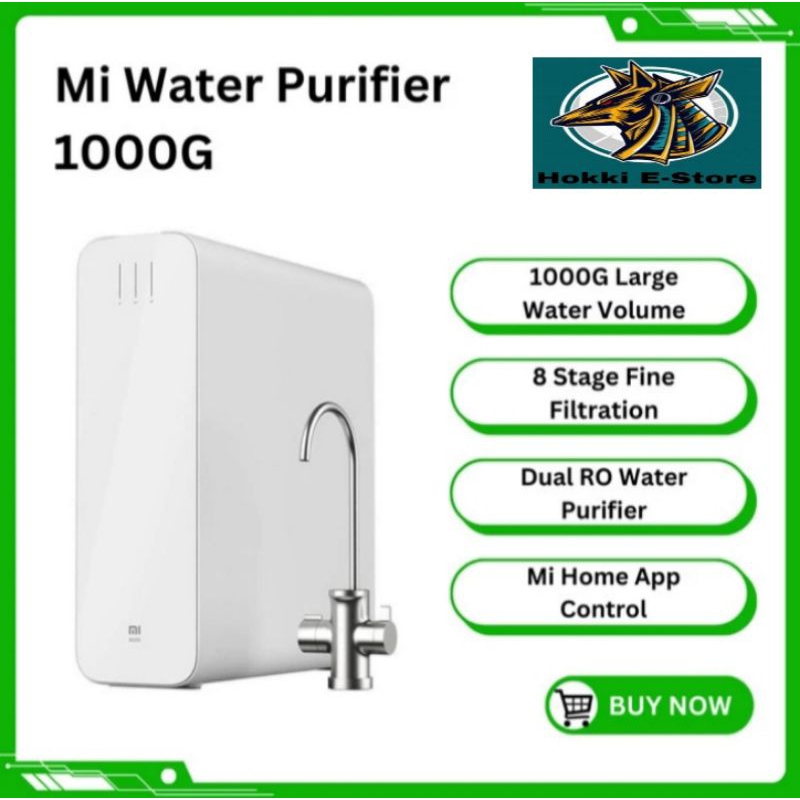 Jual Xiaomi Mi Water Purifier 1000G Dual RO Water Filtration Smart ...