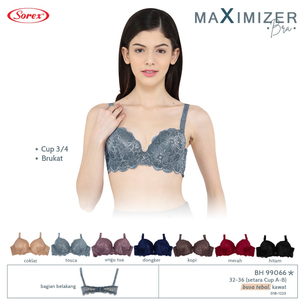 Bh sorex Ca069 Exlusive bra Kawat Kait 4 (bisa menyamarkan lemak) Harga  72.500