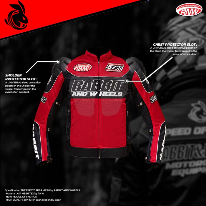 Jual JAKET RABBIT AND WHEELS REY$ 2024 MSP | Shopee Indonesia