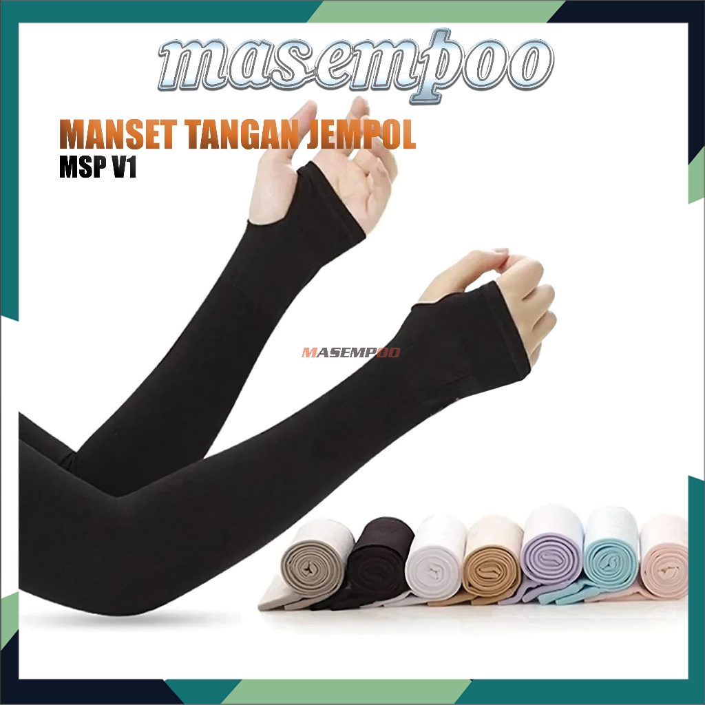 Jual Manset Lengan Panjang Pria Wanita MSP V1 Jempol Handsock Tangan ...