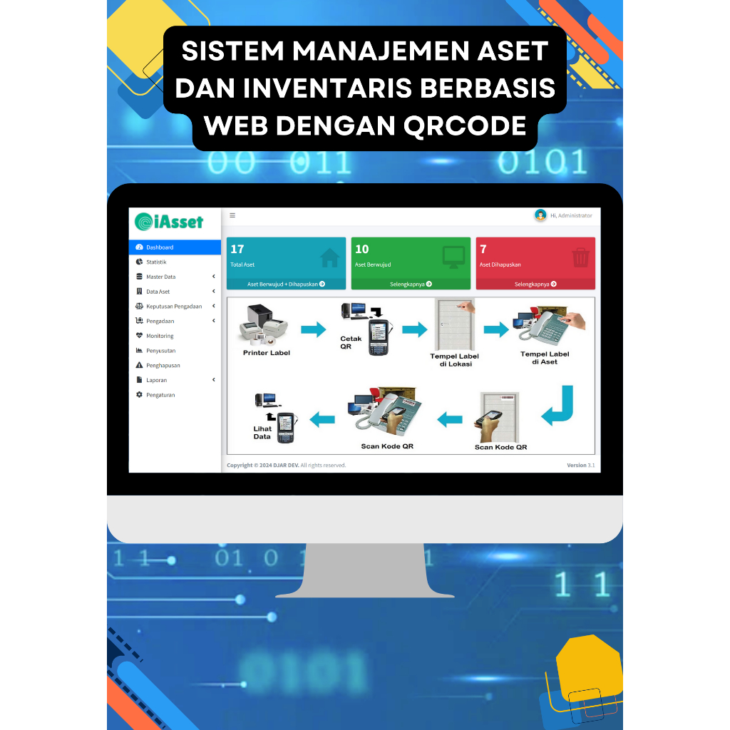 Jual Sistem Manajemen Aset Dan Inventaris Berbasis Web Dengan QRcode ...