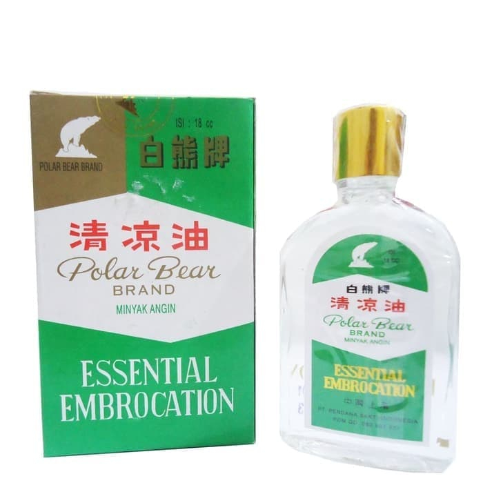Jual POLAR BEAR BRAND ESSENTIAL EMBROCATION 18 ML / MINYAK ANGIN POLAR ...