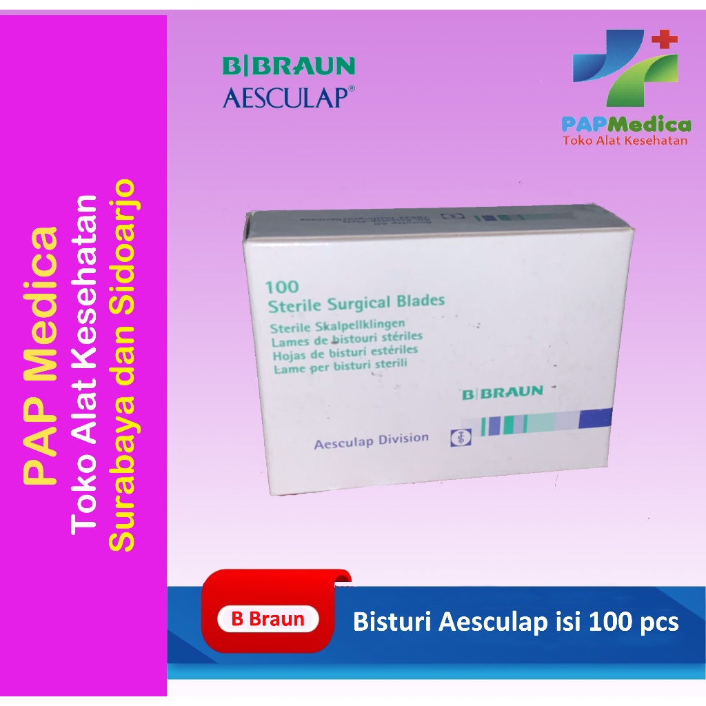 Jual Bisturi Aesculap B-Braun/ Surgical Blade B-Braun/ Pisau Bedah ...