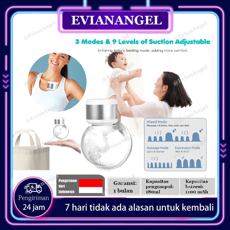 Jual Pompa Asi Electric Breast Pump Handsfree Bpa Free Portable