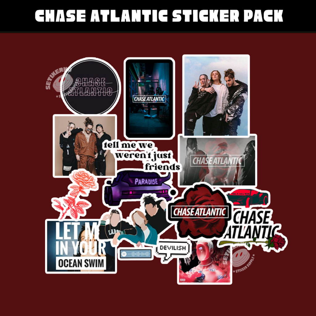 Jual Chase Atlantic Sticker Pack A6 (15pcs) | Shopee Indonesia