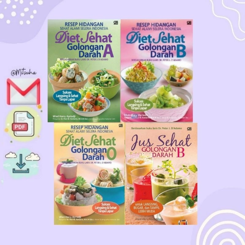 Jual ꒰𝐁. 𝐈𝐍𝐃𝐎𝐍𝐄𝐒𝐈𝐀꒱ Diet Sehat Golongan Darah O, Diet Sehat Golongan ...