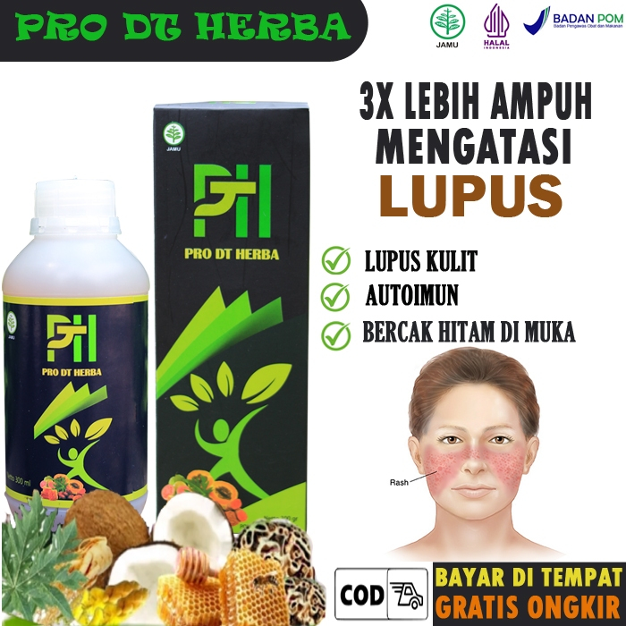 Jual Obat Kulit Herbal Lupus Autoimun Pro Dt Herba Isi Ml Shopee