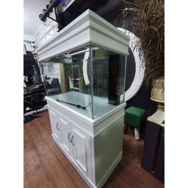 ZooPaul Aquarium onderkast Budget voor zwembaden 80 x 35 x 60 met gebogen voorruit panorama zwart