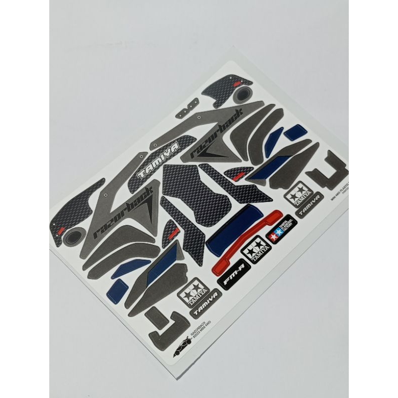 Jual DECAL MINI 4WD RAZORBACK/ STICKER TAMIYA RAZORBACK FM-A CHASIS ...