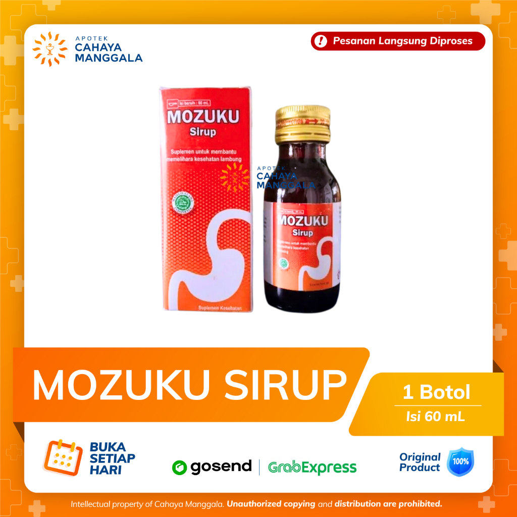 Jual MOZUKU SIRUP BOTOL 60 ML | Shopee Indonesia