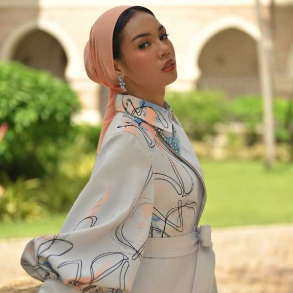 Jual Natswear Elma Dress Baju Dress Wanita Dress Muslim Wanita