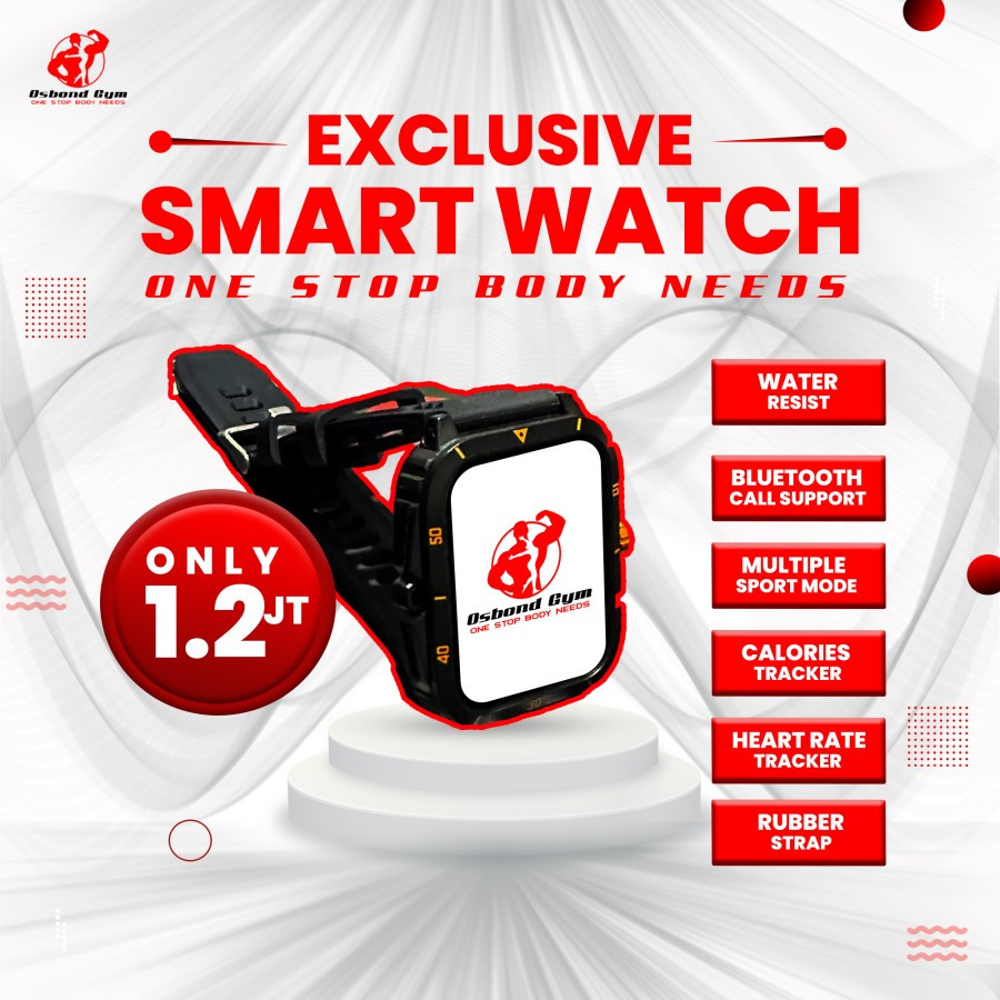 Jual Smart Watch Osbond Gym SmartWatch DNI RCSS Ronnie Coleman Dymatize ...