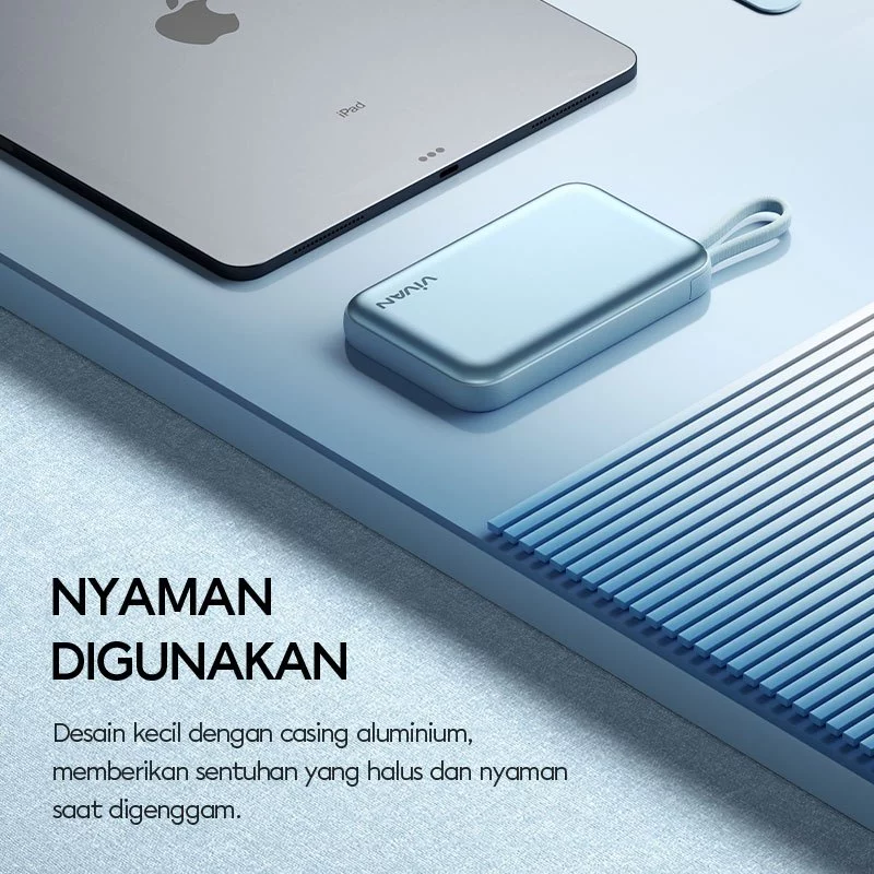 Wireless Powerbank 10000mAh VPB-W13 Magnetik MagSafe Fast Charging - VIVAN