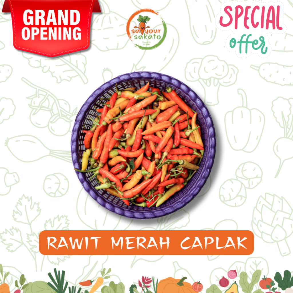 Jual Cabai Cabe Caplak Atau Rawit Merah Segar Per 250gr Saiyour