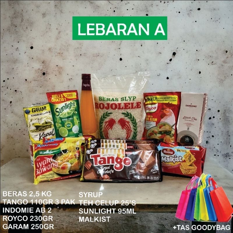 Jual Paket Sembako Lebaran Dengan Tas Dan Ucapan | Shopee Indonesia