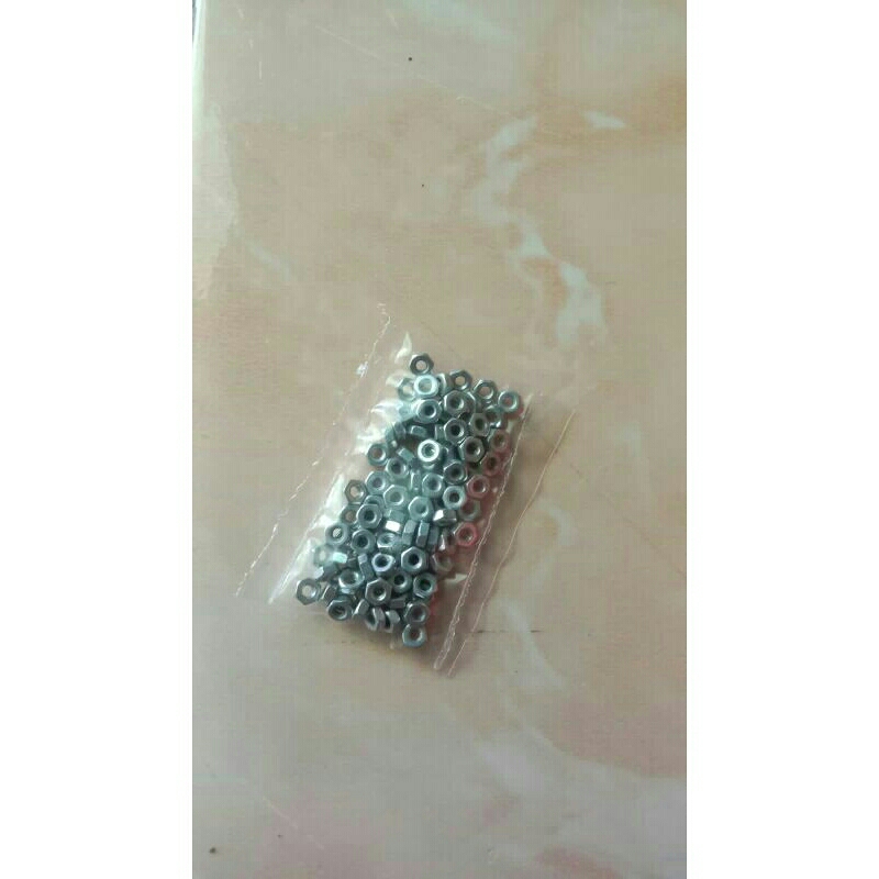 Jual MUR M2/MUR 2MM/NUT M2 ISI 100PCS | Shopee Indonesia