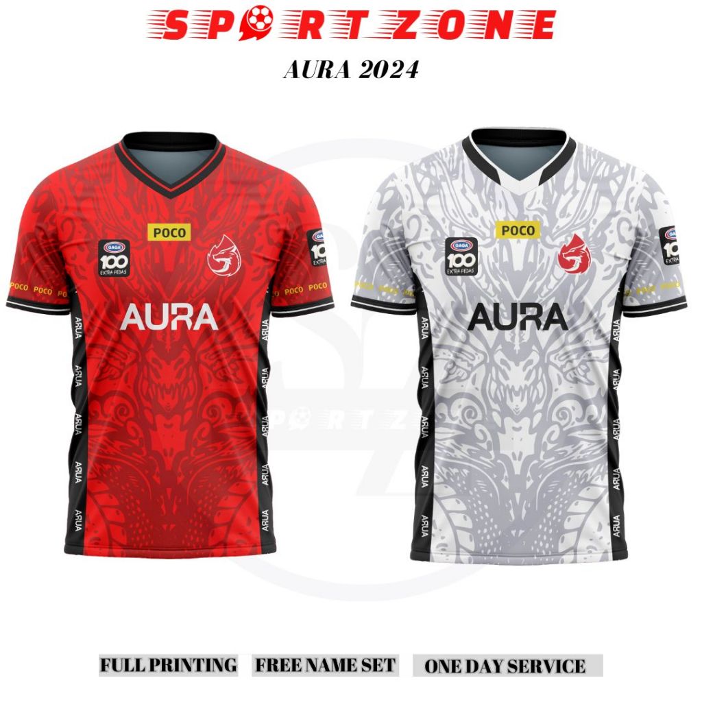 Jual Jersey baju ESPORT AURA 2024 terbaru premium | Shopee Indonesia