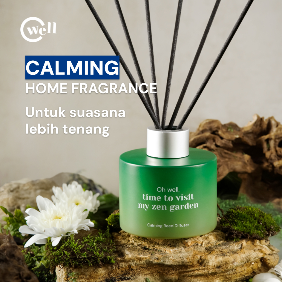 Jual Zen Garden Calming Reed Diffuser (100ml) Longlasting Home