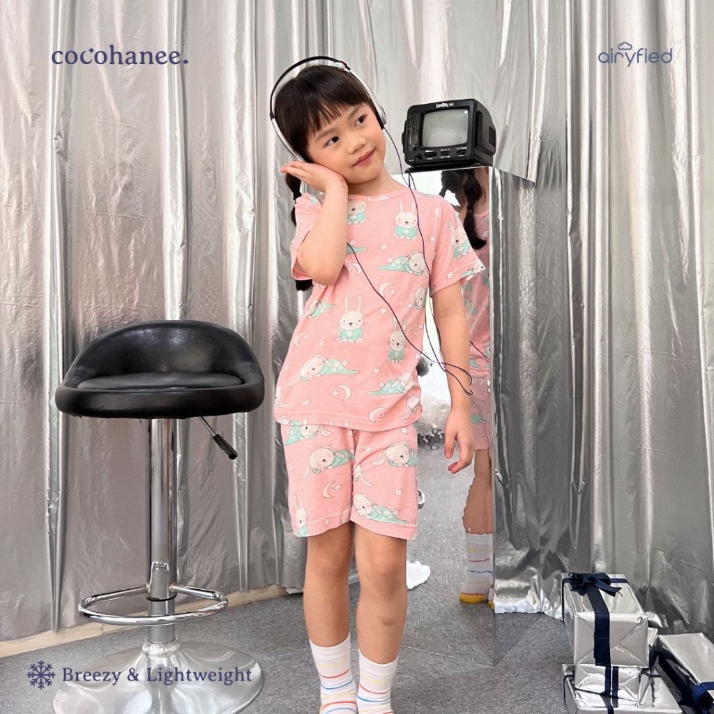 Jual Cocohanee - Rabbit on Pajamas Short Pajamas - Piyama Tidur Anak ...
