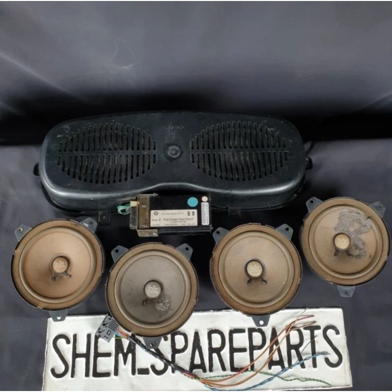 Jual paketan subwoofer amplifier speaker harman kardon Lear fitment BMW