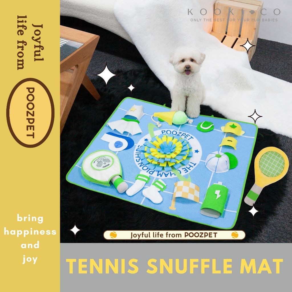 Jual POOZPET Premium Tennis Ball Snuffle Mat Mainan Anjing