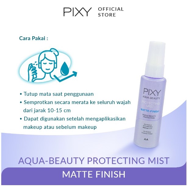 Jual [BPOM] PIXY Aqua Beauty Protecting Mist Matte Finish 60ML 100%ORI ...