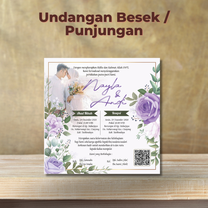 Jual Cetak Undangan Besek Undangan Punjungan Undangan Sorogan