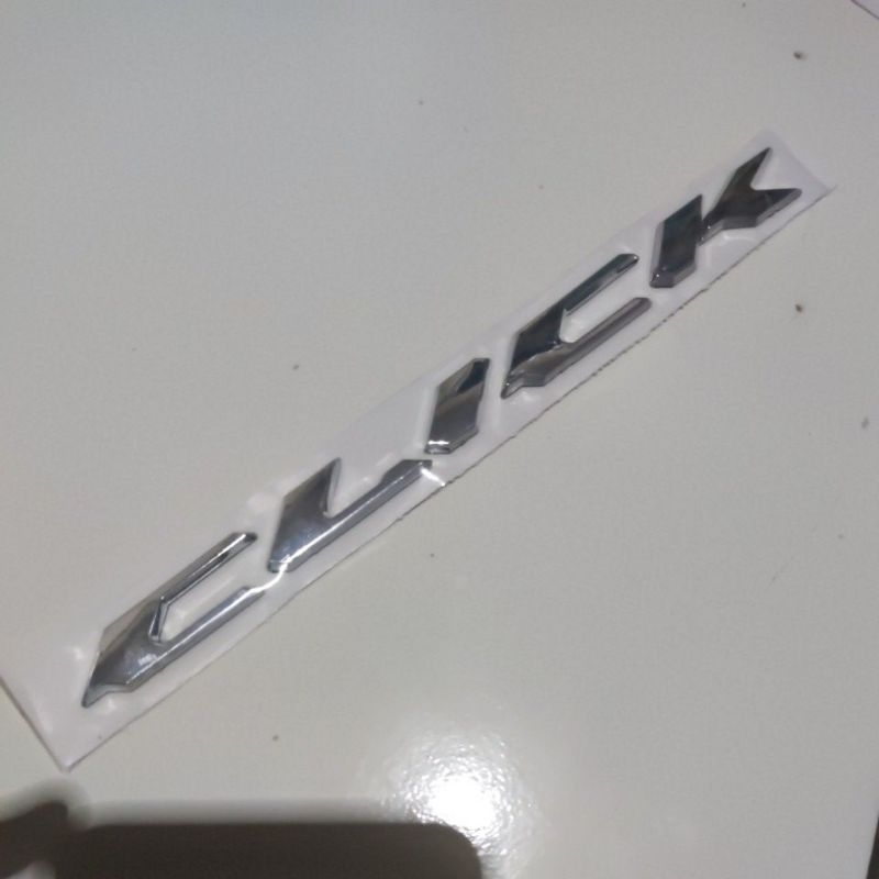Jual emblem Click tebal mengkilap bisa satuan | Shopee Indonesia