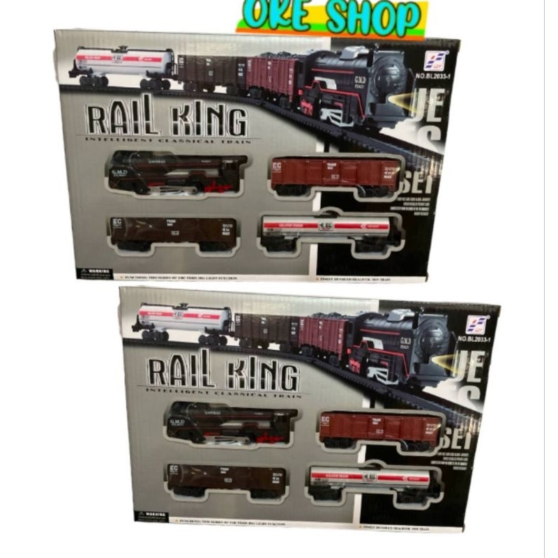 Jual Mainan Kereta Api Hitam - Rail King 190334 | Shopee Indonesia